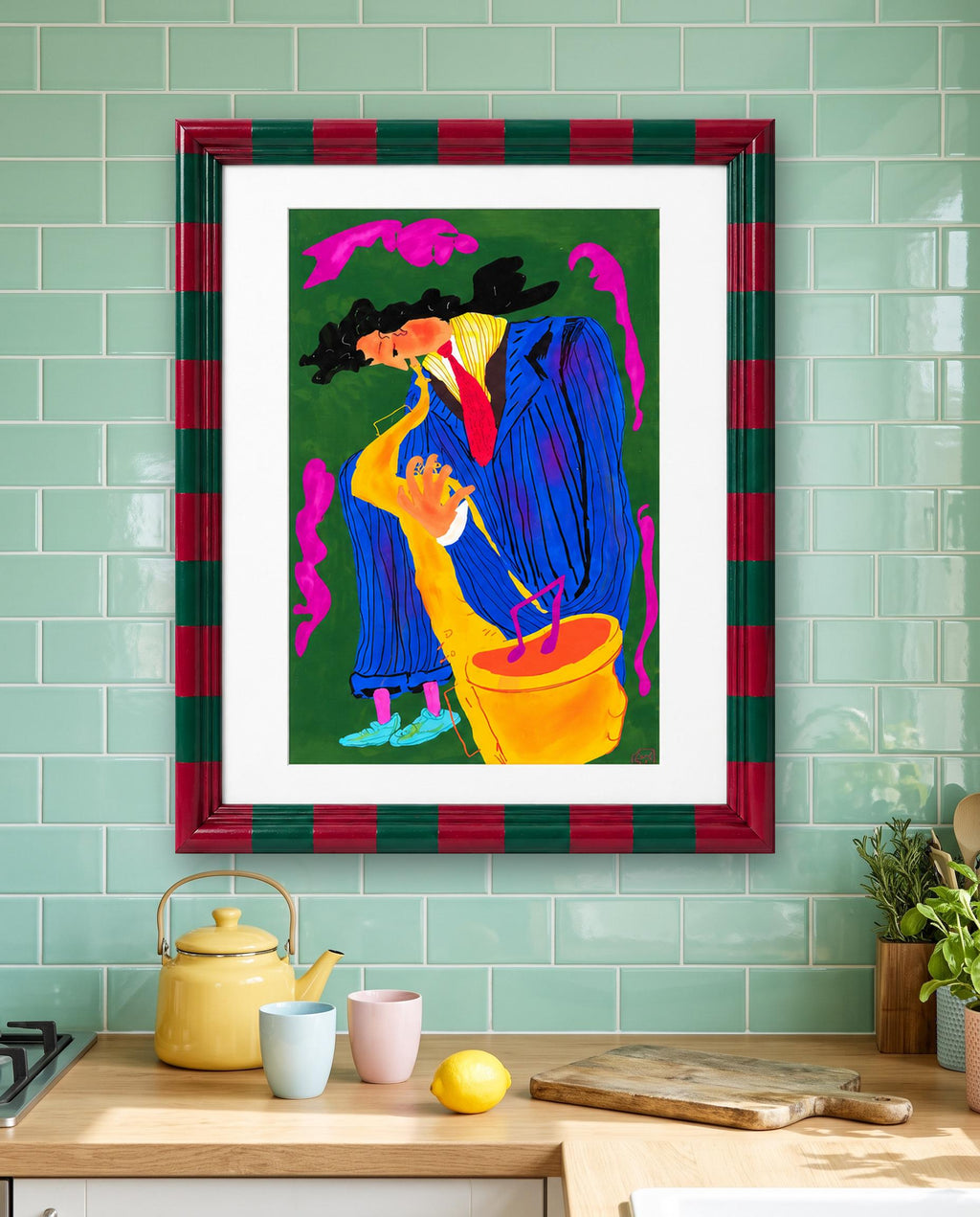 Jazz Musician Art Print