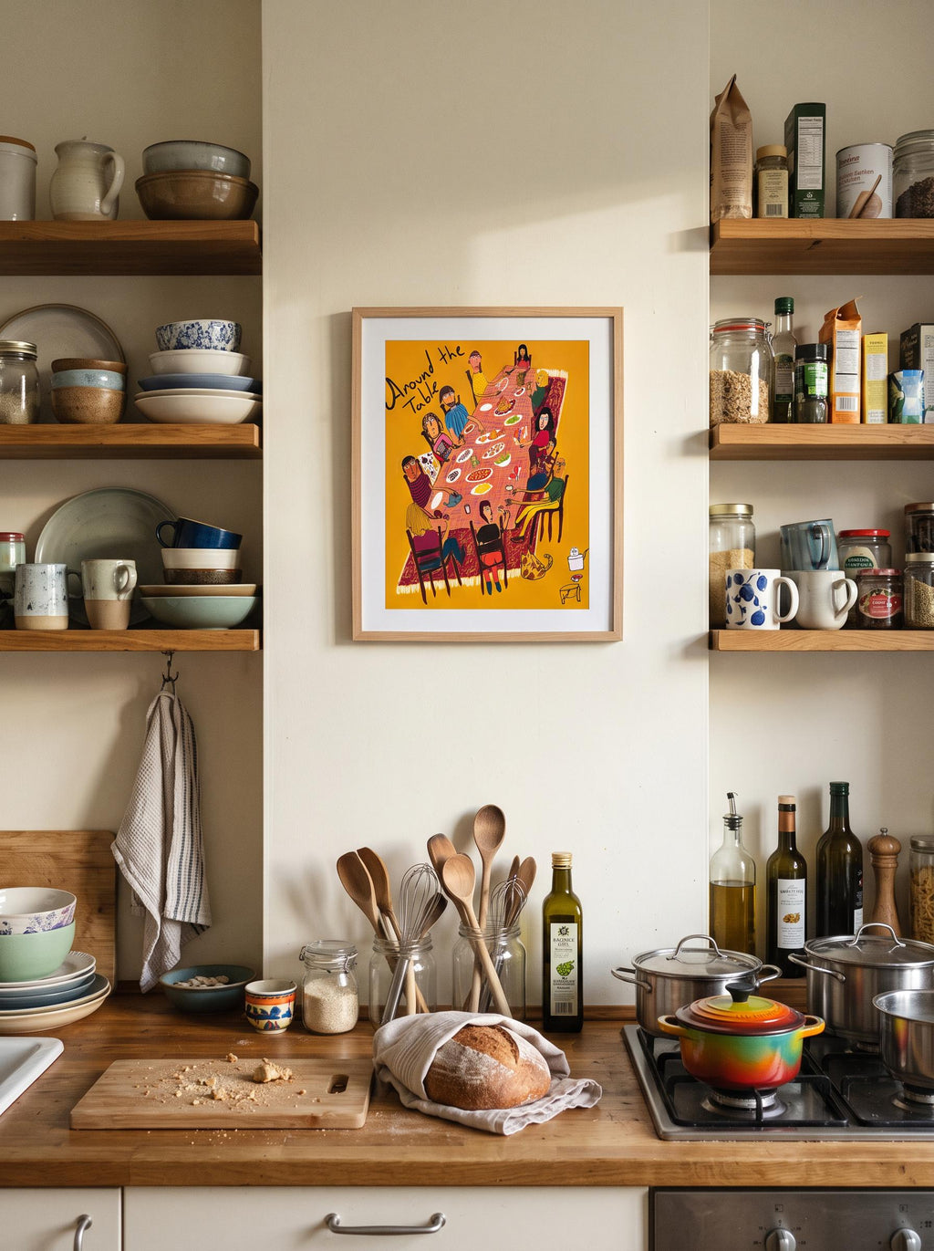 Cozy Kitchen Art Print