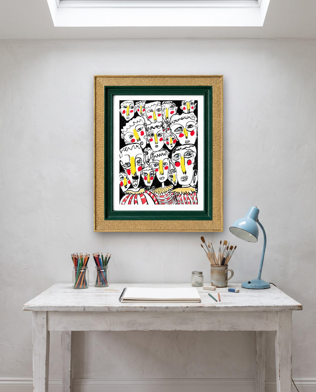 Bold Faces Art Print