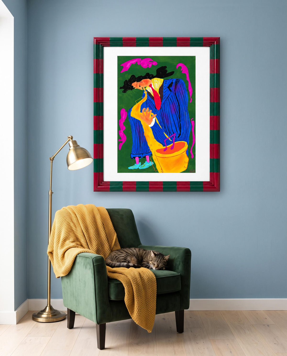 Jazz Musician Art Print