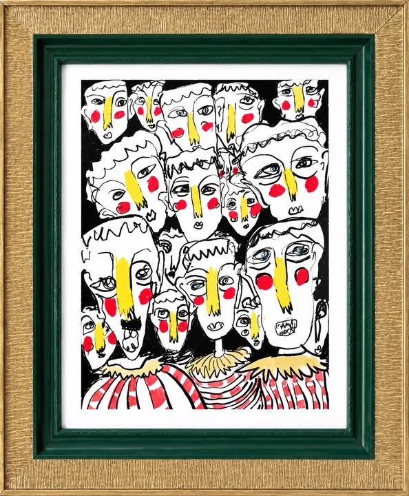 Bold Faces Art Print
