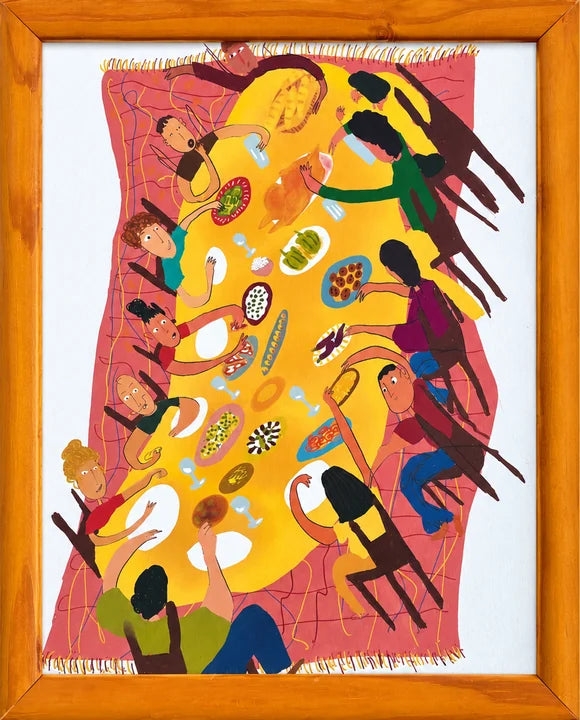 Feast Table Art Print