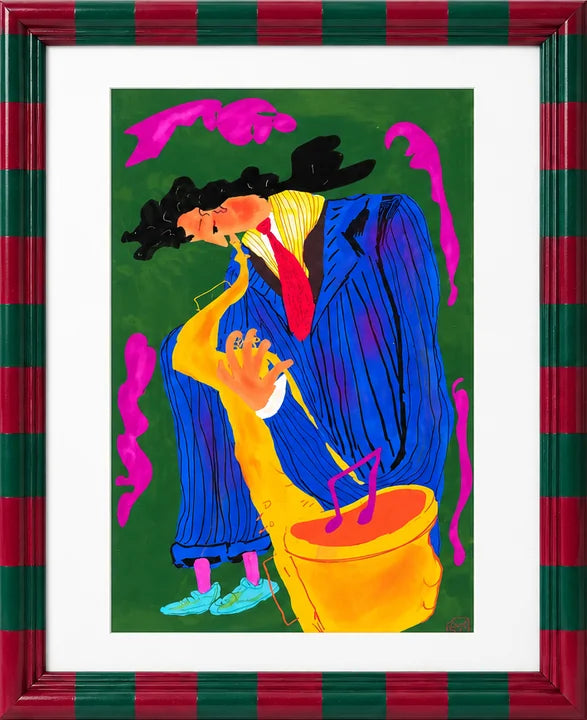 Jazz Musician Art Print